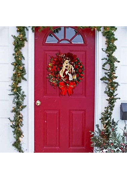 Noel Çelenk, Yay Çelengi, Ön Kapı, Duvar, Bahçe, Yatak Odası Için Mevsimsel Süs Christma Dekorasyonu (Yurt Dışından) modelleri