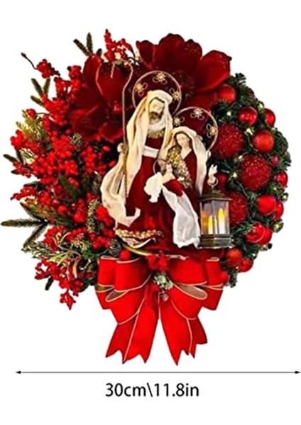 Noel Çelenk, Yay Çelengi, Ön Kapı, Duvar, Bahçe, Yatak Odası Için Mevsimsel Süs Christma Dekorasyonu (Yurt Dışından) indirimleri