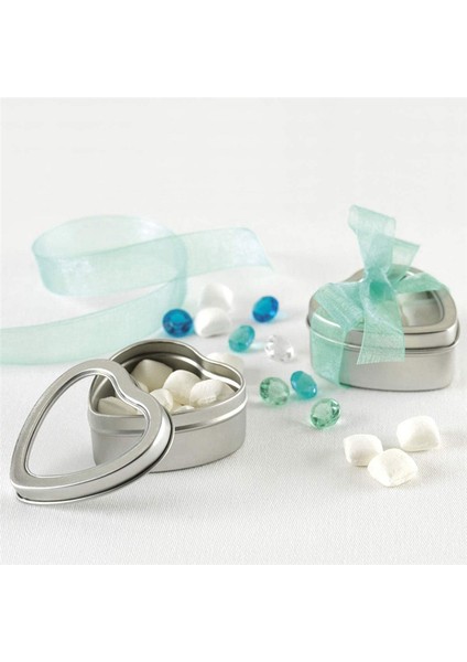 15PCS Kalp Şekleli Metal Teneke Kutular Kapaklı Şeker Kutuları Kalp Boş Teneke Bisküvi Şekerler Sevgililer Günü Için Kavanoz (Yurt Dışından) fiyatları