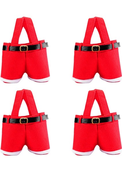 Hediye Çantası, Santa Pantolon, Noel Şeker Çantası, Taşınabilir Noel Şeker Çantası, Şeker Konteyneri S (Yurt Dışından)