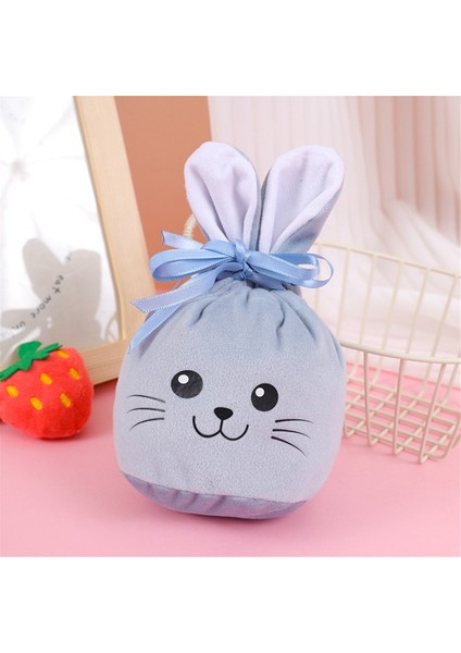 18 Adet Paskalya Tavşanı Hediye Çantaları Tavşan Kulak Kadife Çizme Çantaları, Tavşan Hediye Torbaları Tavşan Partisi Favors, 6 Renk (Yurt Dışından) fırsatları
