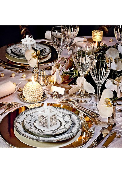 100PCS Lazer Kesme Lehine Kutular, Hediyeler Için 2x2 Inç Küçük Hediye Kutuları, Parti Düğünü Şeritli Kutular, Beyaz (Yurt Dışından) modelleri