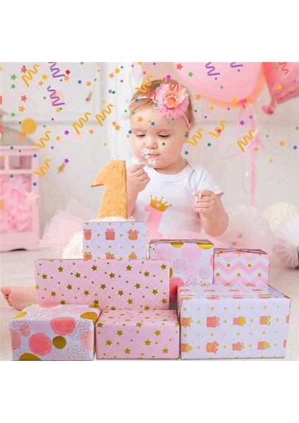 Pembe Altın Doğum Günü Hediyesi Paper Kızlar Parti, Düğün, Sevgililer Günü Için Katlanmış Çarşaflar, Tüm Durumlar (Yurt Dışından) modelleri