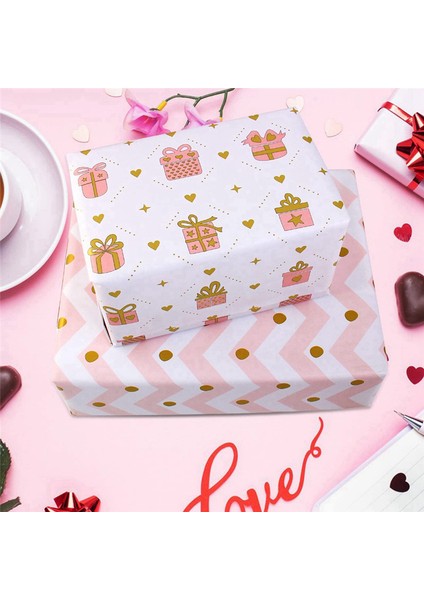 Pembe Altın Doğum Günü Hediyesi Paper Kızlar Parti, Düğün, Sevgililer Günü Için Katlanmış Çarşaflar, Tüm Durumlar (Yurt Dışından) indirimleri