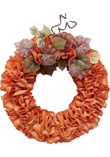 Sonbahar Çelenk Çelenk Ön Kapı Çiftlik Evi Için Sonbahar Çelenkleri, Şükran Kabak Çelengi Akçaağaç Yaprakları Dekor (Yurt Dışından)