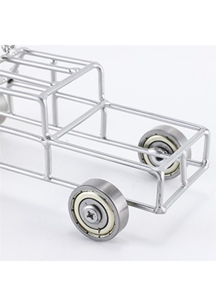 Retro Kamyon Dekorasyonu, Modern Paslanmaz Çelik Kamyon Metal Dekorasyonu, Kapalı ve Dış Mekan 17X10X7.5CM Için Uygun (Yurt Dışından) fırsatları