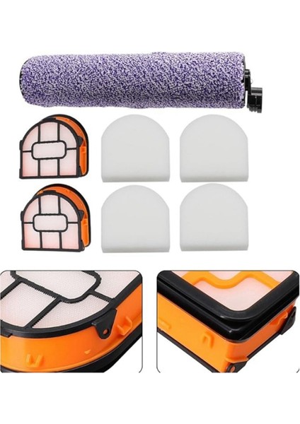 WDB1F2 Yedek Fırça Çizgisi ve Köpekbalığı Hydrovac Için Filtre Paketi WD101 WD100 WD200 AW201 Vakum Süpürge Parçaları, B (Yurt Dışından) fiyatları