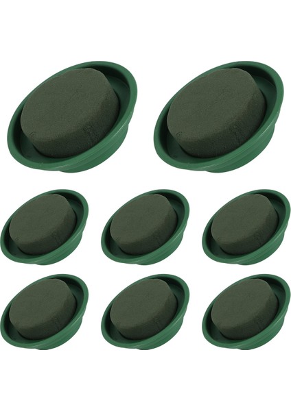 8 Paket Çiçek Köpük Yuvarlak Kaseler Diy Çiçek Aranjman Kiti Yeşil Yuvarlak Islak Çiçek Köpük Bloklar Düğün Dekoru Için (Yurt Dışından) fiyatları