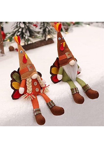 Gnome Peluş Hindi Süsü El Yapımı Isveç Mr &amp; Bayan Ev Için Gnomes Ev Sonbahar Hasat Partisi Malzemeleri Dekorasyonlar (Yurt Dışından) fiyatları