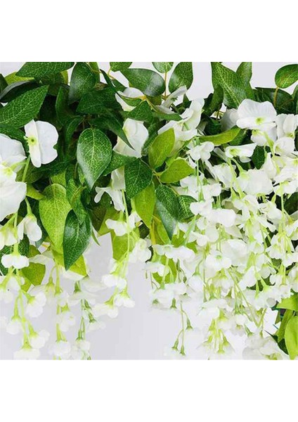 5pcs 6.23FT/PARÇA Wisteria Asma Yapay Asılı Çiçekler Çelenk Wisteria Asılı Çiçek Düğün Kemer Çiçek Dekor (Yurt Dışından) fiyatları