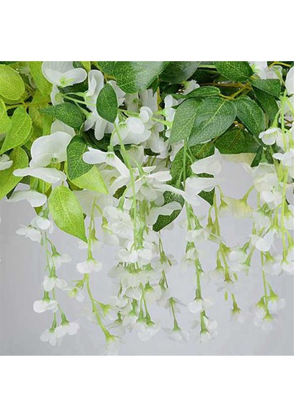5pcs 6.23FT/PARÇA Wisteria Asma Yapay Asılı Çiçekler Çelenk Wisteria Asılı Çiçek Düğün Kemer Çiçek Dekor (Yurt Dışından) indirimleri
