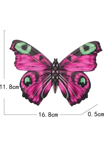 Açık Duvar Dekoru Kelebek Dekorasyon Metal Kelebek Duvar Dekoru Çit Için Metal Duvar Ev Dekorasyonları Için Pembe (Yurt Dışından) fiyatları
