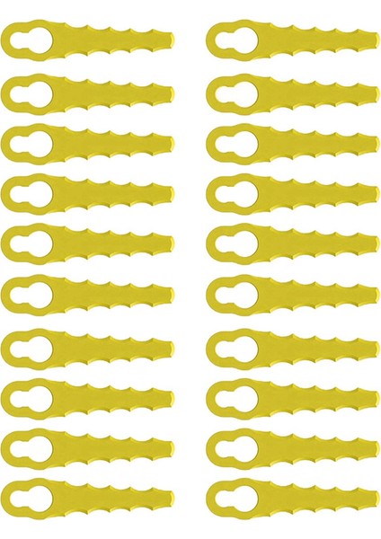 20 Adet Çim Biçme Makinesi Yedek Plastik Çim Biçme Makinesi Bıçakları Birçok Kez Plastik Çim Biçme Makinesi Bıçakları (Yurt Dışından)