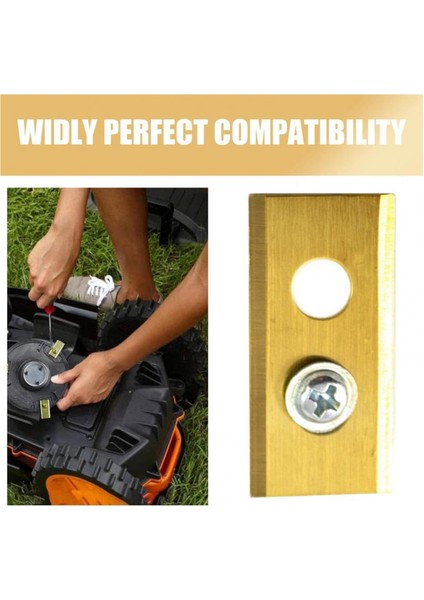 45 Pcs Yedek Bıçak Mammotion Luba &amp; Yuka Tüm Serisi Titanyum Yedek Robotik Çim Makinesi Bıçakları Altın (Yurt Dışından) fiyatları