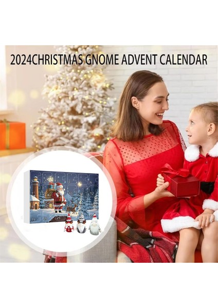 2024 Noel Gnome Adventcalendar, 2024 Koleksiyon Gnome Peluş Bebek Oyuncaklı Noel Geri Sayım Takvimi (Yurt Dışından) fırsatları