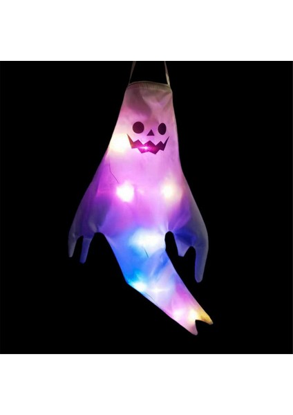 Cadılar Bayramı Dekoratif Mekan Düzeni Dersleri, Hayalet Fan LED Glow Hayalet Kolye Yakalama Dekorasyonu, E (Yurt Dışından) indirimleri