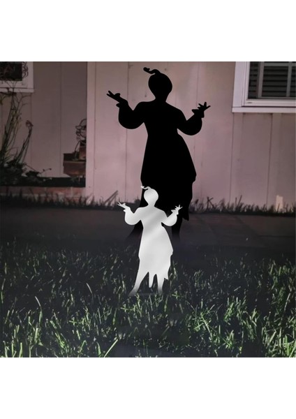 3pcs Demir Art Stakes Cadılar Için Set Cadılar Bayramı Dekorasyonları Açık Korkunç Aile Ev Ön Bahçesi Işaret (Yurt Dışından) fırsatları