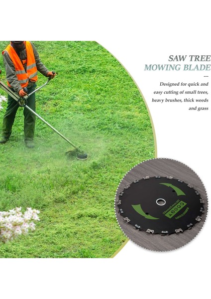 9 Inç Zincir Testere Diş Biçme Bıçağı 20 Diş Testere Fırçası Kesici Çimen Gaz Elektrik Düzeltici Bahçesi (B) (Yurt Dışından) fiyatları