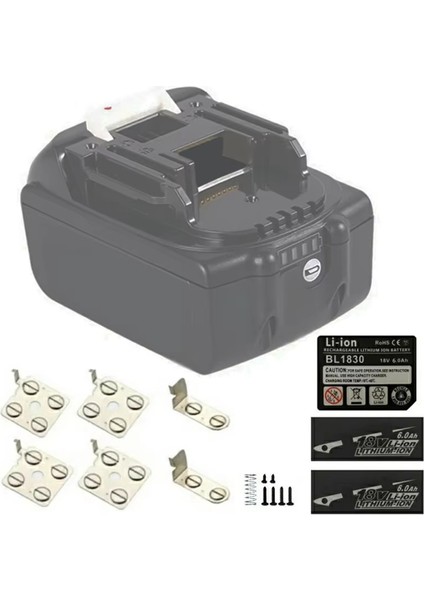 BL1830B Lityum Iyon Pil Kılıfı 10X18650 Makita 18V Li-Ion Pil Paketi Kutu Üst Kabuk LED Çıkartma Muhafazaları (Yurt Dışından) indirimleri