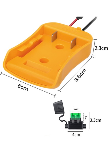 Dewalt 20V Pil Için Elektrik Tekerleği Adaptörü Dewalt 20V DCB205 DCB206 DCB200 (Yurt Dışından) fırsatları