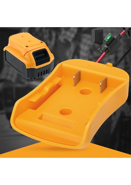 Dewalt 20V Pil Için Elektrik Tekerleği Adaptörü Dewalt 20V DCB205 DCB206 DCB200 (Yurt Dışından) indirimleri