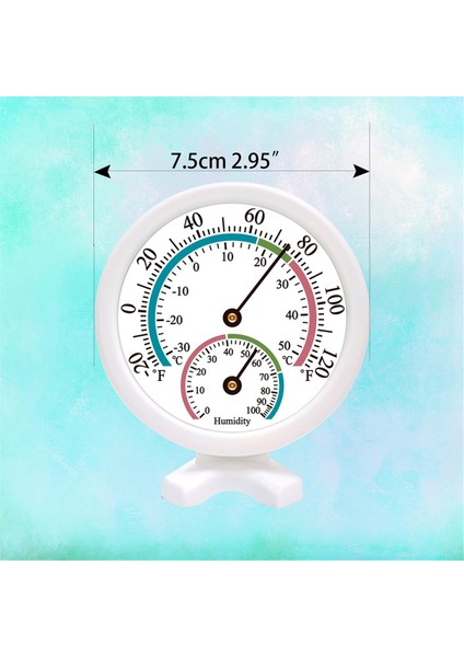 2pcs Mini Iç Mekan Termometresi Higrometre 2 1 Sıcaklık Nemi Duvar, Beyaz Için Dış Mekan Monitör Göstergesi (Yurt Dışından) indirimleri
