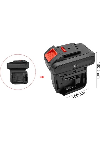 2&#39;den 1 Pil Adaptör Dönüştürücü 1 Ila 2 Pil Dönüştürücü Dayi&#39;ye Makita Pil Dönüştürücü Güç Aleti (Yurt Dışından)