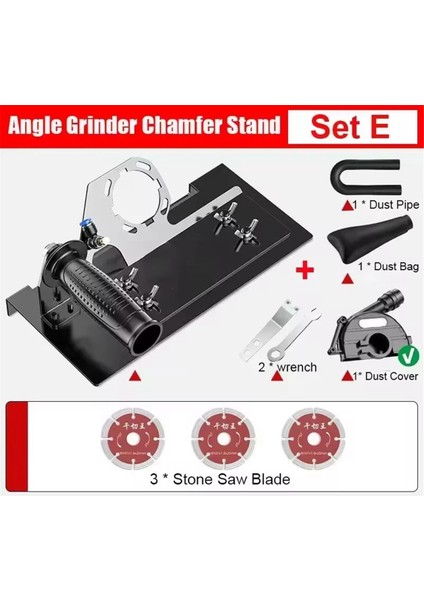 Açılı Öğütücü Kesme Fayansları 100-125 Tipi Taş Taş Kesme Braketi Destek Araçları, Set B (Yurt Dışından) indirimleri