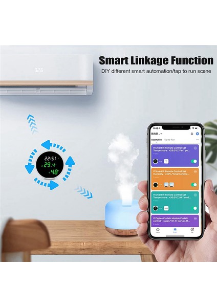 Wifi Odası Termometre Iç Mekan Higometre: LED Arkadan Aydınlatmalı Ekranlı Akıllı Sıcaklık Nem Monitörü (Yurt Dışından) modelleri