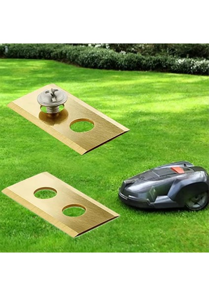 45 Pcs Yedek Bıçak Mammotion Luba &amp; Yuka Tüm Serisi Titanyum Yedek Robotik Çim Makinesi Bıçakları Altın (Yurt Dışından) fırsatları