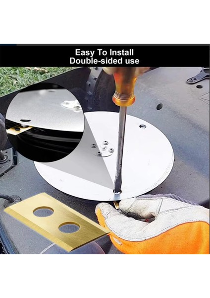 45 Pcs Yedek Bıçak Mammotion Luba &amp; Yuka Tüm Serisi Titanyum Yedek Robotik Çim Makinesi Bıçakları Altın (Yurt Dışından) indirimleri