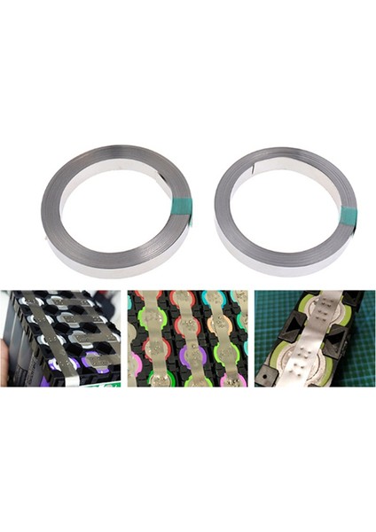 1 Rulo 10 Metre Nikel Kaplamalı Çelik Şerit, Pil ve Nokta Kaynağı Için Plaka Çelik Bandı, 15X0.15MM (Wxt) (Yurt Dışından) indirimleri