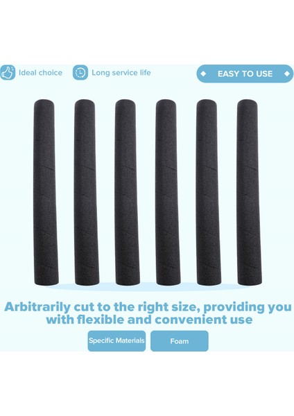 6 Adet Boru Yalıtım Köpüğü Tüp -Foam Boru Kapakları -Soft Köpük Boru Yalıtım Sargısı Sarmal Bodrum Kutup Kapağı Koruyucu (Yurt Dışından) indirimleri