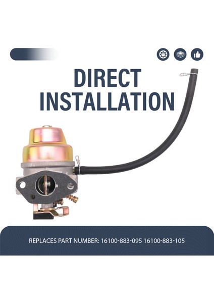 Honda G150 G200 Motorları Için Karbüratör Kiti 16100-883-095 16100-883-105 Testere Alet Aksesuarları (Yurt Dışından) fırsatları