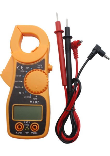 Dijital Kelepçe Ölçer Ampermetre Dijital Kelepçe Multimetre Ac Dc Voltmetre Ammetre Ohmmeter Volt Test Cihazı LCD Metre (Yurt Dışından)