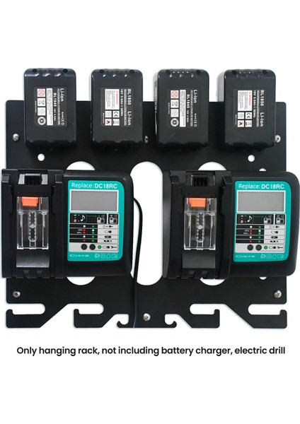 Makita 4 Piller Için Araç Odası Şarj Cihazı 14.4V/18V DC18RD DC18RC Şarj Cihazı Duvar Montajı (Yurt Dışından) indirimleri