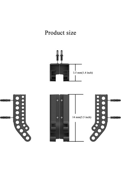 Aa/aaa Pil Depolama Braketi Kombinasyonu Pil Depolama Kutusu Pil Duvar Depolama Parçası Beyaz (Yurt Dışından) modelleri