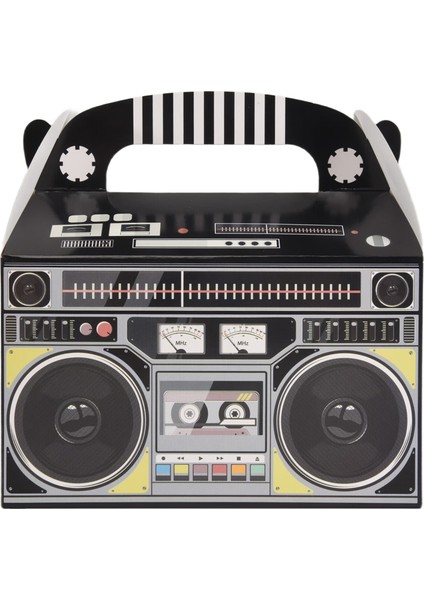 80&#39;lerin Parti Dekorasyonları Yenilik Patlaması Iyilik Kutusu Temalı Vintage Dekorasyonlar Şeker Masa Dekorasyonları, 80S 24PCS (Yurt Dışından) modelleri