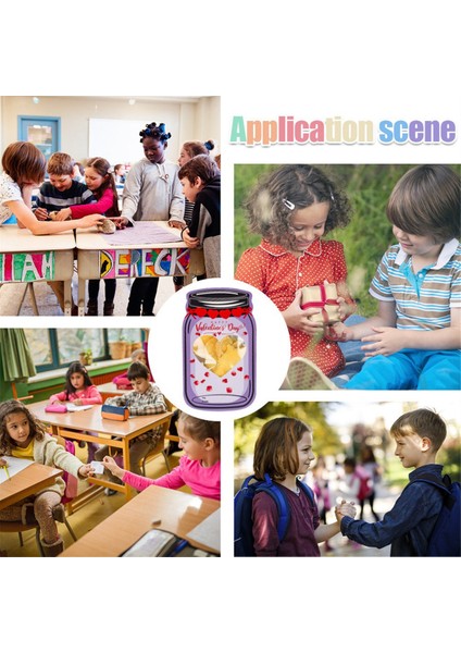 Sevgililer Günü Kartı Çocuklar Için 48 Paket Şeker Kavanoz Okulu Hediye Kartları Sınıf Partisi Için Set (Yurt Dışından) fiyatları