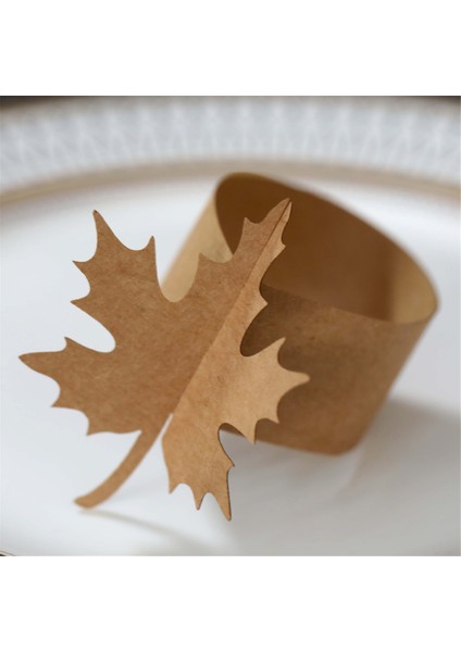 Sonbahar Kağıt Peçete Band, Şükran Günü Peçete Yüzüğü Kendinden Yapıştırıcı, 50 Pcs Sonbahar Akçaağaç Yaprakları Bantlar, Masa Ayarı (Yurt Dışından) fiyatları