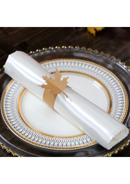 Sonbahar Kağıt Peçete Band, Şükran Günü Peçete Yüzüğü Kendinden Yapıştırıcı, 50 Pcs Sonbahar Akçaağaç Yaprakları Bantlar, Masa Ayarı (Yurt Dışından) modelleri