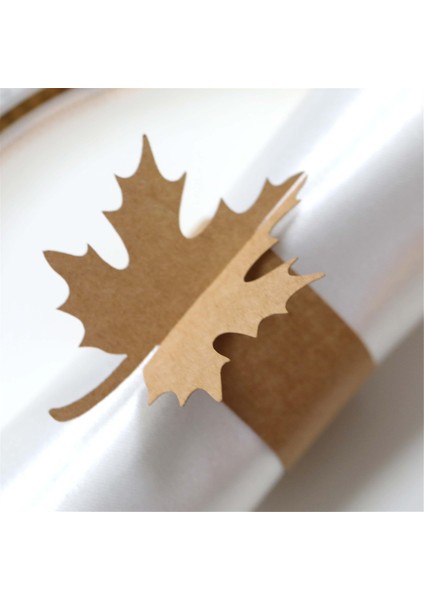 Sonbahar Kağıt Peçete Band, Şükran Günü Peçete Yüzüğü Kendinden Yapıştırıcı, 50 Pcs Sonbahar Akçaağaç Yaprakları Bantlar, Masa Ayarı (Yurt Dışından) fırsatları