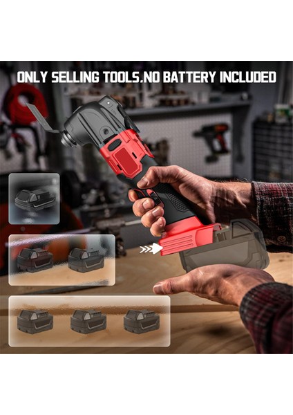 Milwaukee Foot Için Uygun 18V Pil Çok Function Elektrik Kırpma Testere Titreşimli Ahşap Işleme Araçları (Yurt Dışından) modelleri