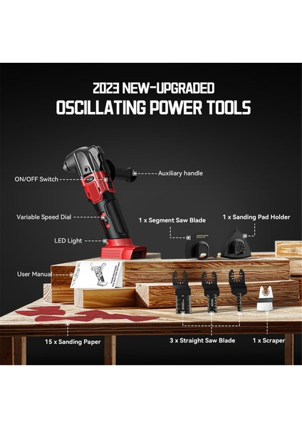 Milwaukee Foot Için Uygun 18V Pil Çok Function Elektrik Kırpma Testere Titreşimli Ahşap Işleme Araçları (Yurt Dışından) indirimleri