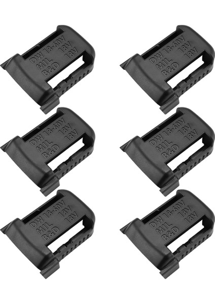 6pcs Pil Montajlar Dewalt Siyah ve Decker Kutusu Için Pil Depolama Rafı Tutucu Koruma Askı 18V 20V Pil (Yurt Dışından) modelleri