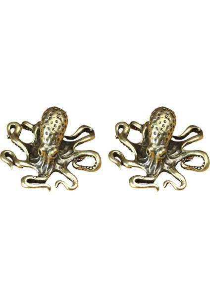 Bakır Ahtapot Ev Dekoru Antika Bakır Hayvan Figürin Minyatürler Masa Süs Aksesuarları Tablo Çay Evcil Hayvanlar El Sanatları (Yurt Dışından) modelleri