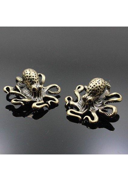 Bakır Ahtapot Ev Dekoru Antika Bakır Hayvan Figürin Minyatürler Masa Süs Aksesuarları Tablo Çay Evcil Hayvanlar El Sanatları (Yurt Dışından) indirimleri