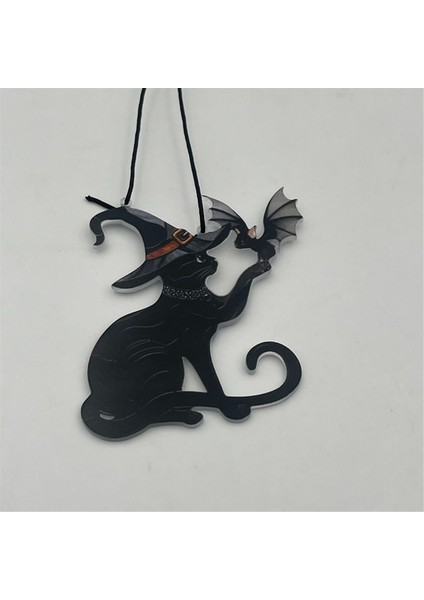 2pcs Cadılar Bayramı Kedi Yarasa Kapı Dekorasyonu Ev Kapı ve Pencere Dik Açısı Dekorasyonu Cadılar Bayramı Korku Parti Malzemeleri (Yurt Dışından) indirimleri