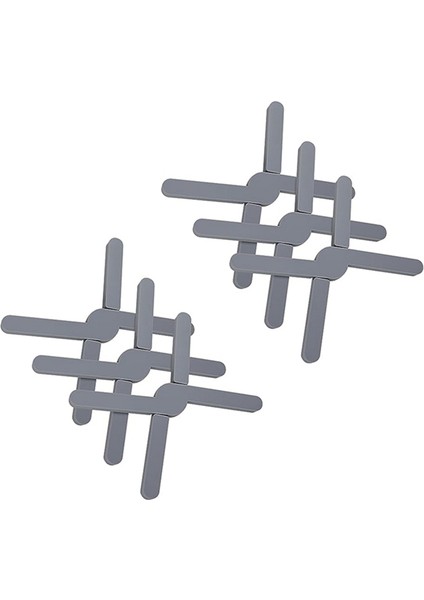 6 Paket Silikon Potholder Mats Ana Sayfa x Şekil Isı Dayanıklı Masalar Paspaslar Katlanabilir Silikon Tripod Paspasları Sıcak Bulaklar Için (Yurt Dışından)