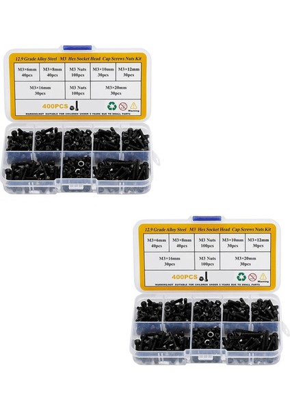 Silindirik Kombinasyon Vidalı Somun Seti ile Altıgen Soket Vidaları (Yurt Dışından)